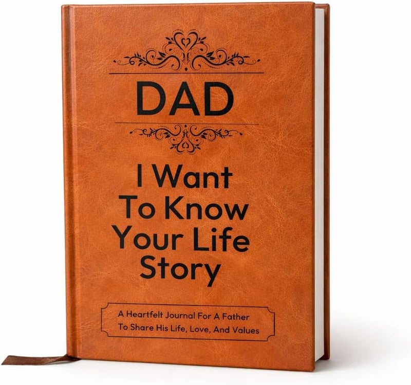 XKFCFC Dad, I Want to Know Your Life Story: A Guided Keepsake Journal for Father (Hardcover) - Thoughtful Birthday Gift from Daughter & Son, Perfect for Father's Day, Christmas or Thanksgiving - Image 1
